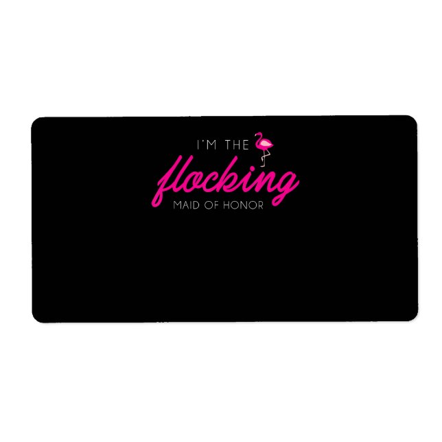 Flocking Maid Of Honor Flamingo Bachelorette Party (Vorne)