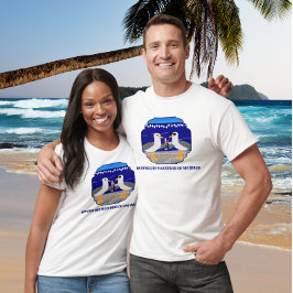 Flocktails am Strand Lustige Möwe T-Shirt