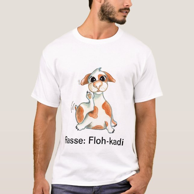 Floh-kadi, hund, dog, shirt, t-shirt (Vorderseite)