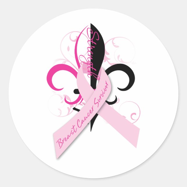 Flohkrebs Runder Aufkleber (Vorderseite)