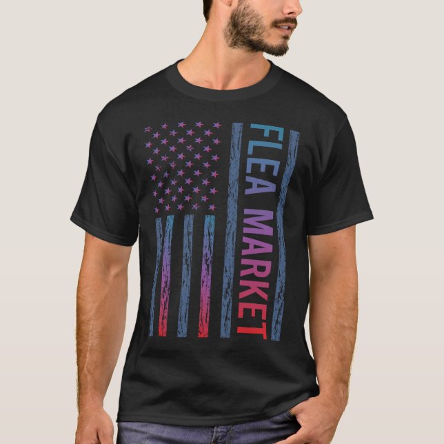 Flohmarkt für Flaggen T-Shirt (Vorderseite)