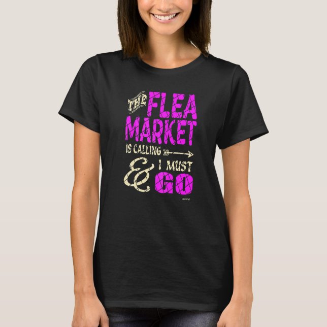 Flohmarkt ruft T-Shirt (Vorderseite)