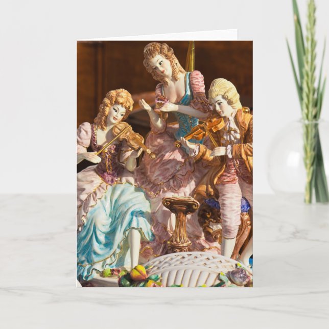 Flohmarktkarte - Barockband Karte (Vorderseite)