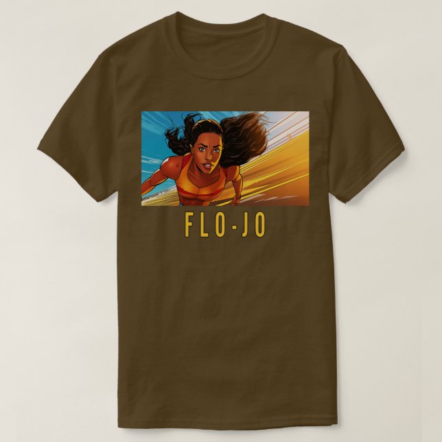 FloJo Florence Griffith Joyner T-Shirt (Design vorne)