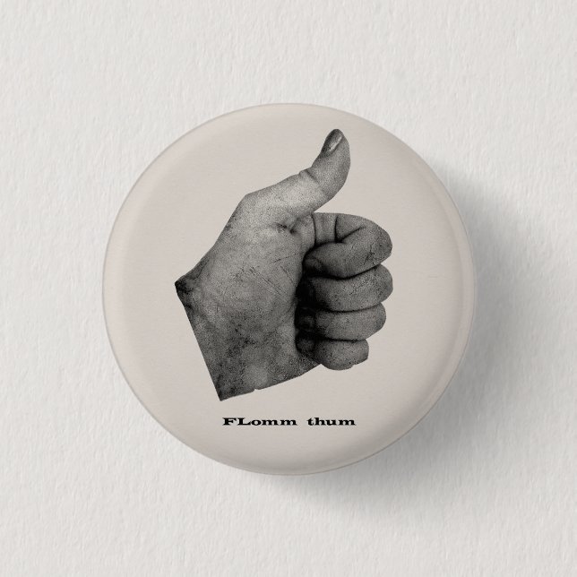 FLomm Daumen Button (Vorderseite)