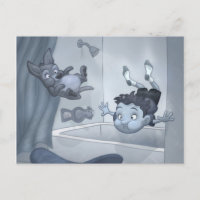 "Flooding the House" Postkarte
