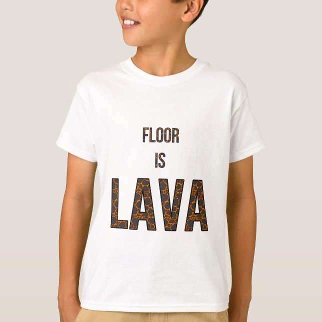 Floor is Lava - Lieblingsspiel T-Shirt (Vorderseite)