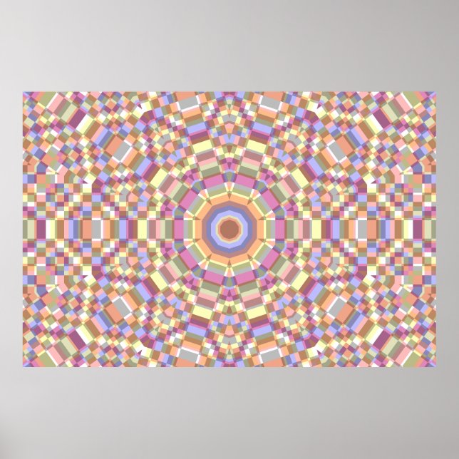 Floor Pattern For A Tarot Theater Piece Poster (Vorne)