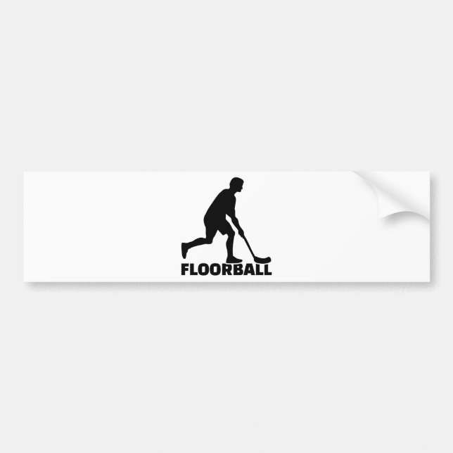 Floorball Autoaufkleber (Vorne)