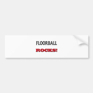 Floorball Felsen Autoaufkleber