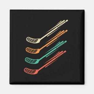 Floorbyll-Hallenhockey-Mannschaftssport Stock Flex Magnet