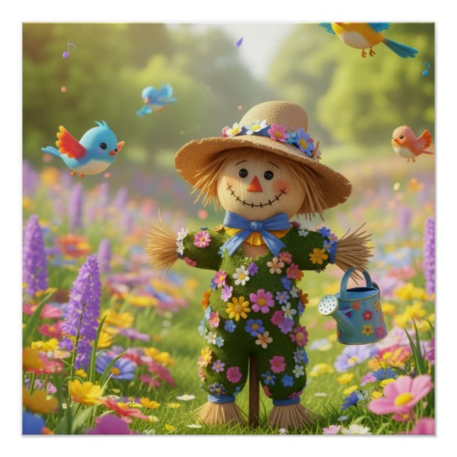 Floowery Scarecrow  Poster (Vorderseite)