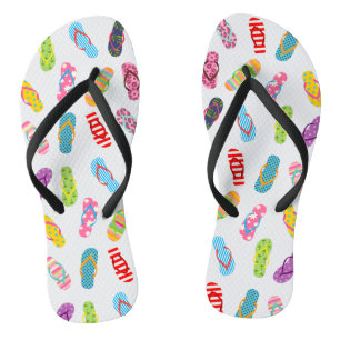 Flop-Muster gedreht Jegliche Hintergrundfarbe Flip Flops