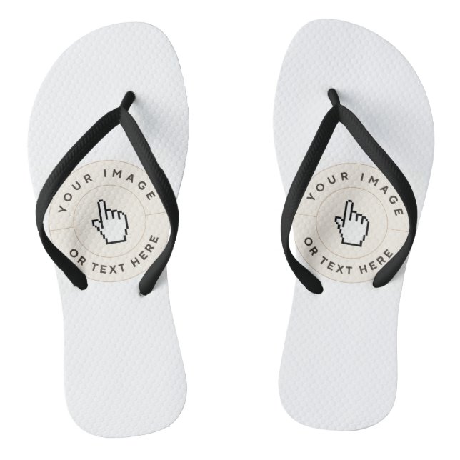 Flop Thin Straps spiegeln - Benutzerdefiniert (Bil Flip Flops (Fußbett)
