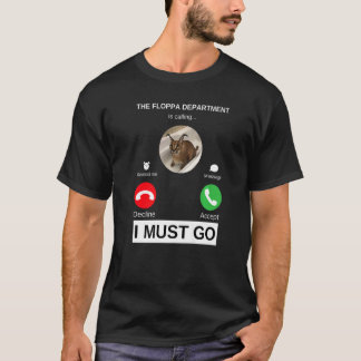 Floppa-Abteilung ruft Karakal-Katze-Meme T-Shirt