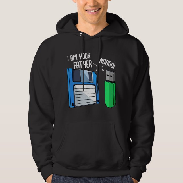 Floppy Disk Coder Computer Engineering Geek Nerd C Hoodie (Vorderseite)