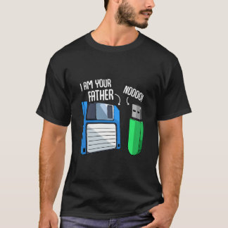 Floppy Disk Coder Computer Engineering Geek Nerd C T-Shirt