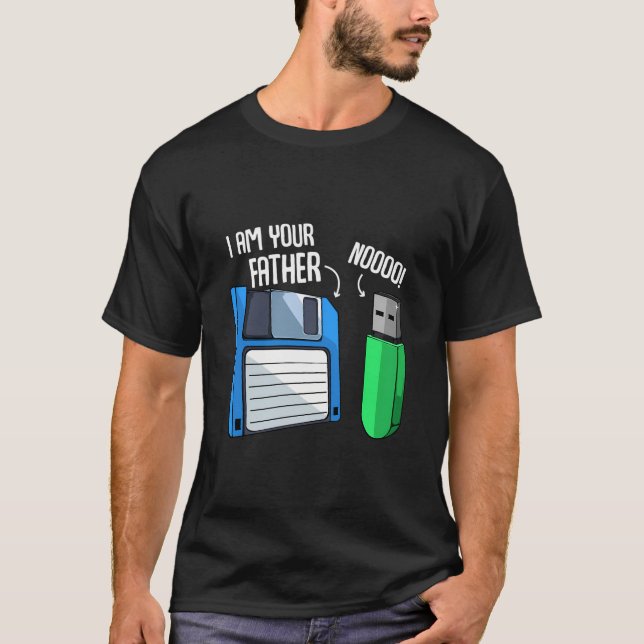 Floppy Disk Coder Computer Engineering Geek Nerd C T-Shirt (Vorderseite)
