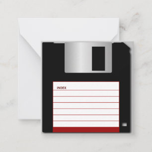 Floppy-Disk-Karte Mitteilungskarte