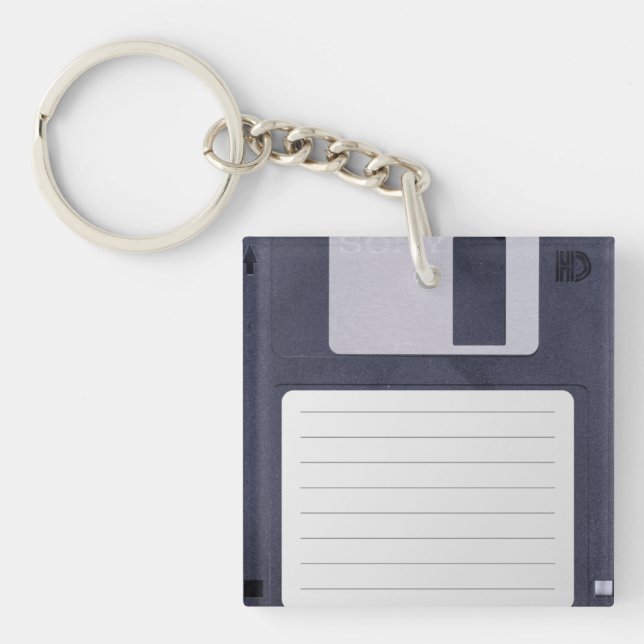 Floppy Disk Schlüsselanhänger (Vorderseite)