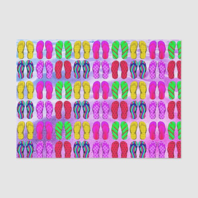 Flops auf dem Sand-Gewebe-Papier spiegeln Seidenpapier (Vorderseite)