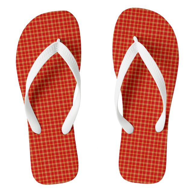 Flops kippen/Kariert Flip Flops (Fußbett)
