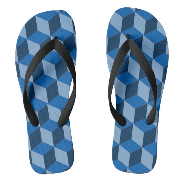 Flops spiegeln - 3D-Gebäude-Blöcke Flip Flops (Fußbett)