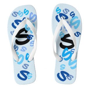 Flops spiegeln - Erste Schritte in Blau Flip Flops