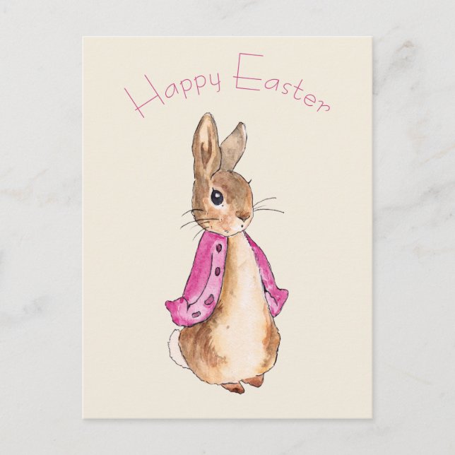 Flopsy Beatrix Potter, das Osterhasen-Kaninchen Postkarte (Vorderseite)