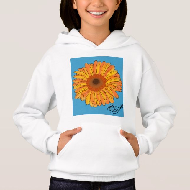 flor amarela hoodie (Vorderseite)