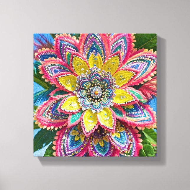Flor de carnaval  leinwanddruck (Vorderseite)