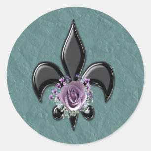 Flor De Les 34 Runder Aufkleber