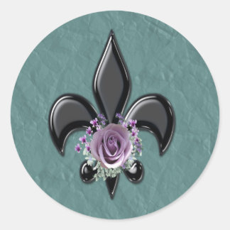 Flor De Les 34 Runder Aufkleber