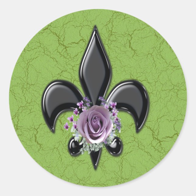 Flor De Les 98 Runder Aufkleber (Vorderseite)