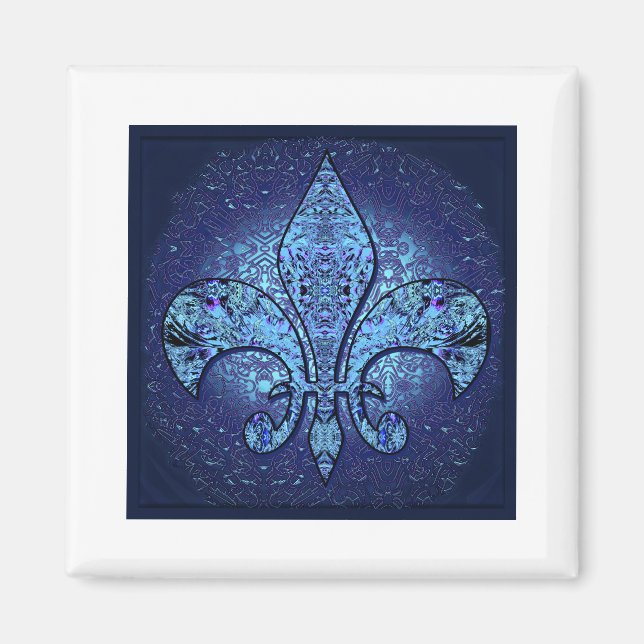 Flor De Lis lt.png Magnet (Vorne)