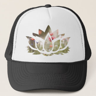 Flor de Loto con Flores Truckerkappe