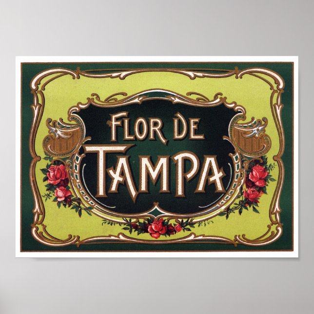 Flor de Tampa Cigar Poster (Vorne)