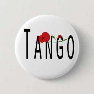 Flor de Tango Button