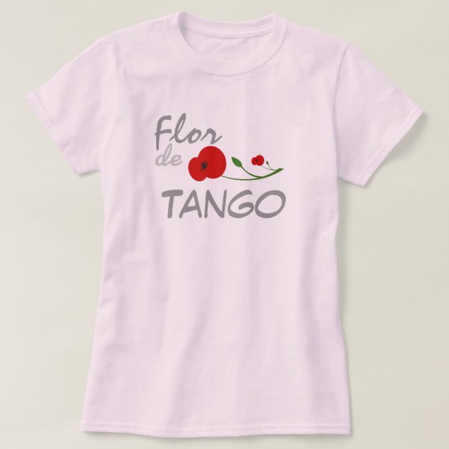 Flor de Tango T-Shirt (Design vorne)