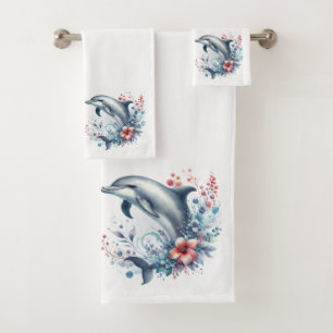 Flor Delfin Badhandtuch Set