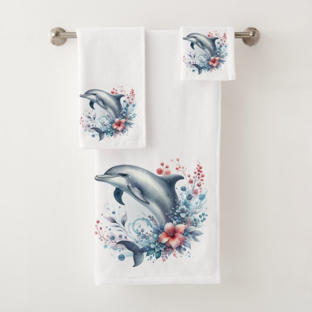 Flor Delfin Badhandtuch Set (Insitu)