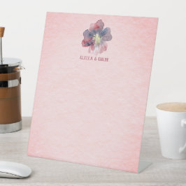 Flor-Ever-Hochzeitstisch Sockelschild