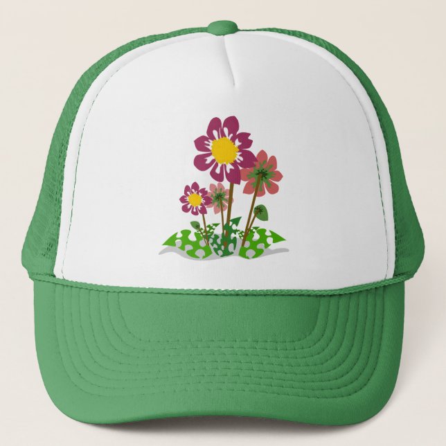 Flor solar truckerkappe (Vorderseite)
