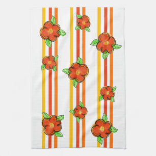 Flor und feiner Streifen Handtuch