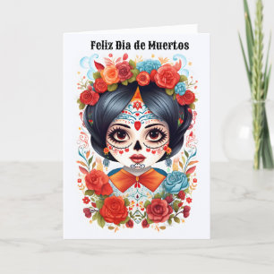 🌹 Flor y Calavera: Tribut an Dia de Muertos 🌹 Feiertagskarte