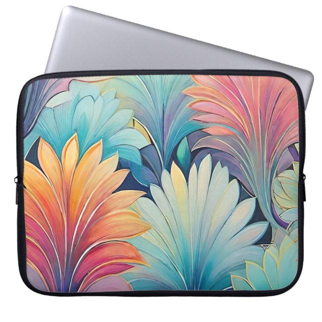Flora 1 Blumenpastete Laptop-Case Laptopschutzhülle (Vorderseite)