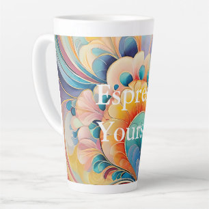 Flora 3 Flora Pastell Latte Tasse