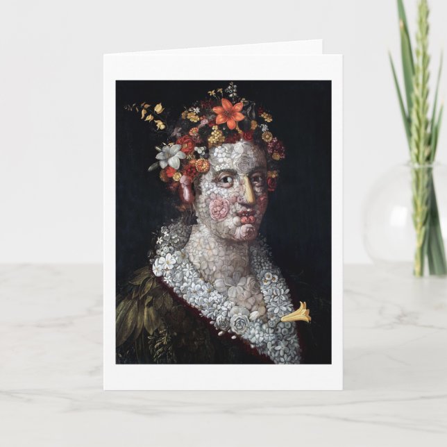 Flora, Arcimboldo Karte (Vorderseite)