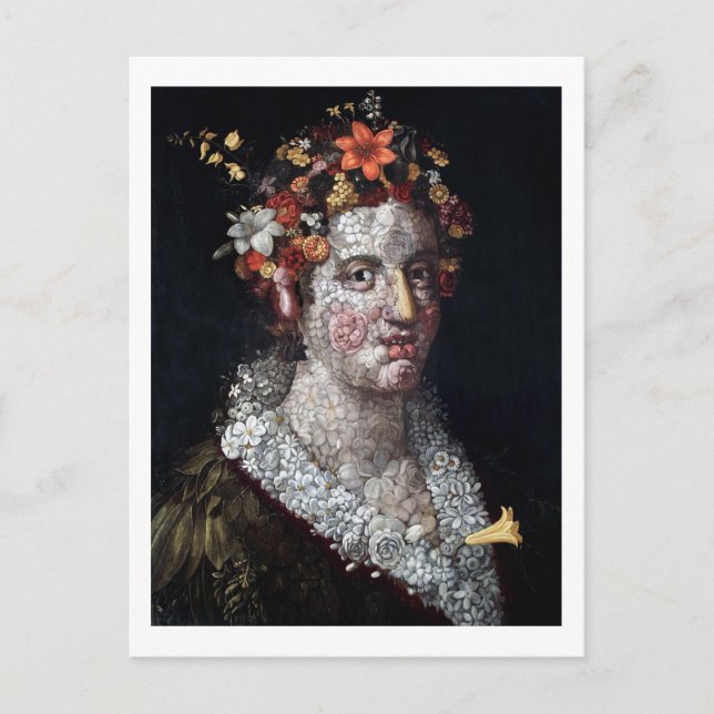 Flora, Arcimboldo Postkarte (Vorderseite)