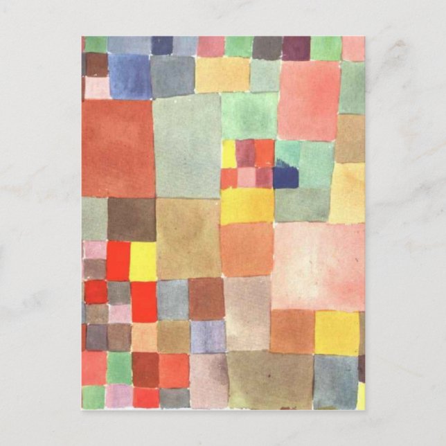 Flora auf Sand durch Paul Klee Postkarte (Vorderseite)